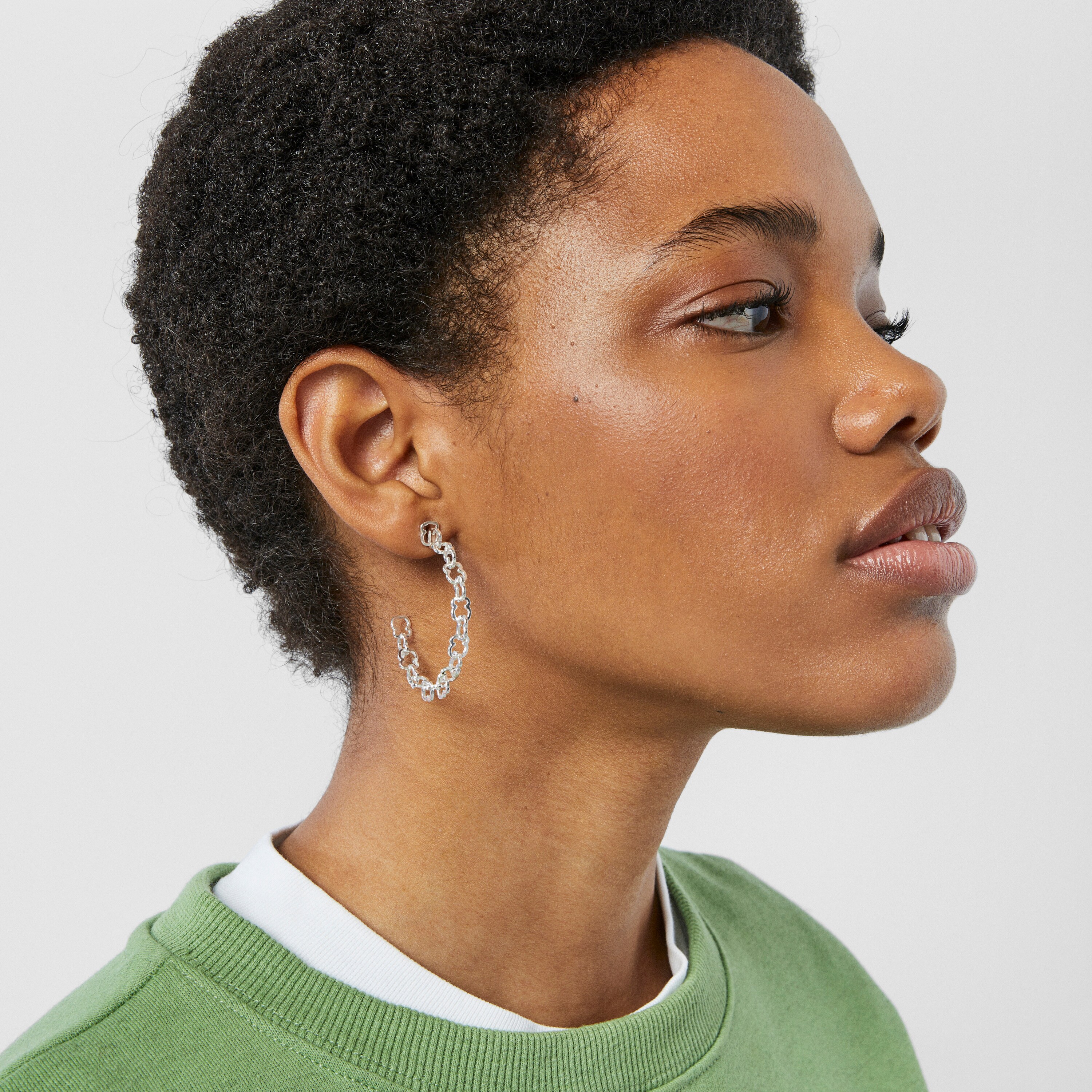 TOUS Carrusel bear-motif Hoop earrings