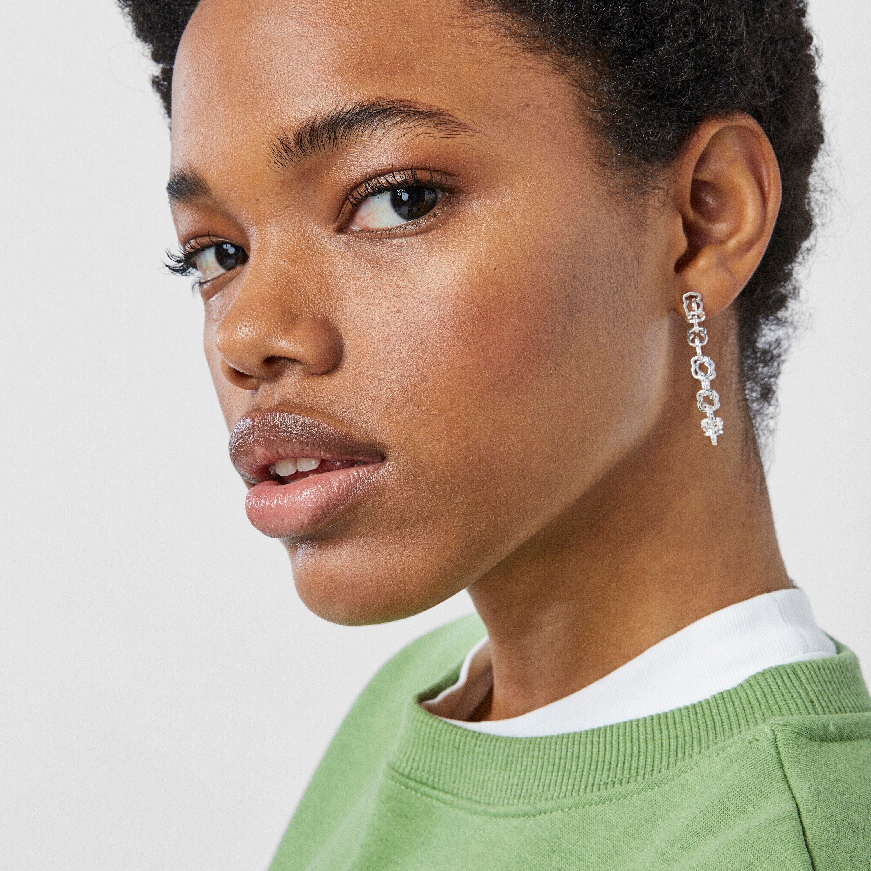 TOUS Carrusel bear-motif Hoop earrings
