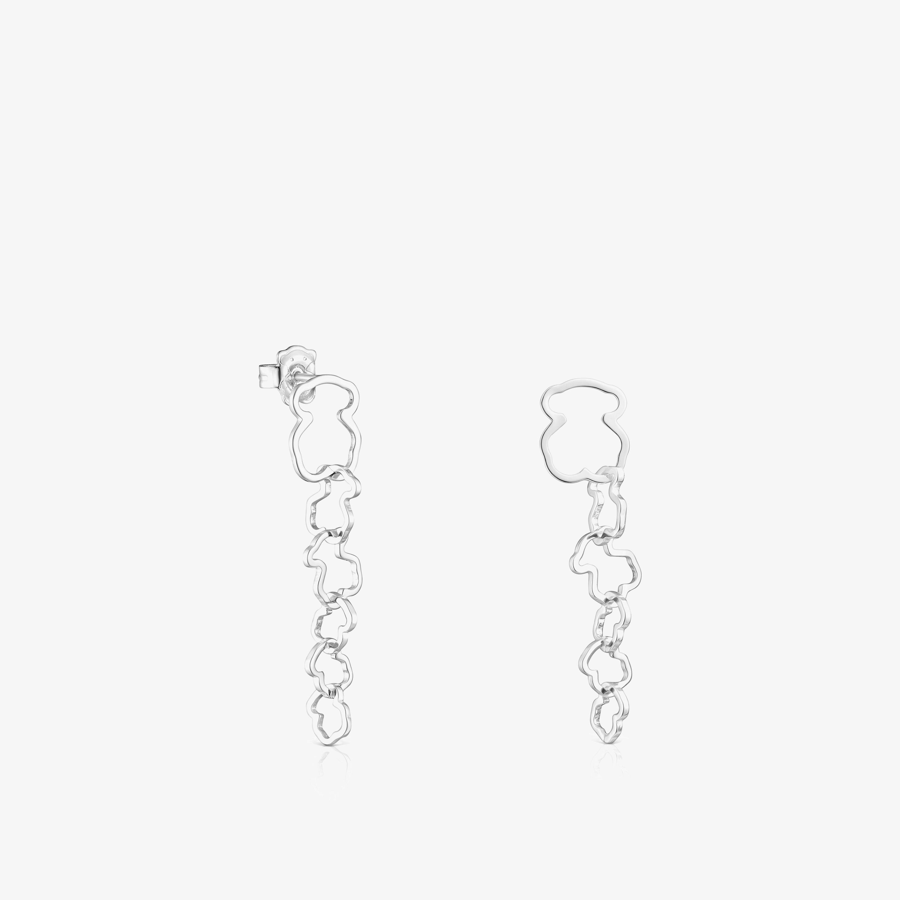 Long TOUS Carrusel bear-motif Earrings