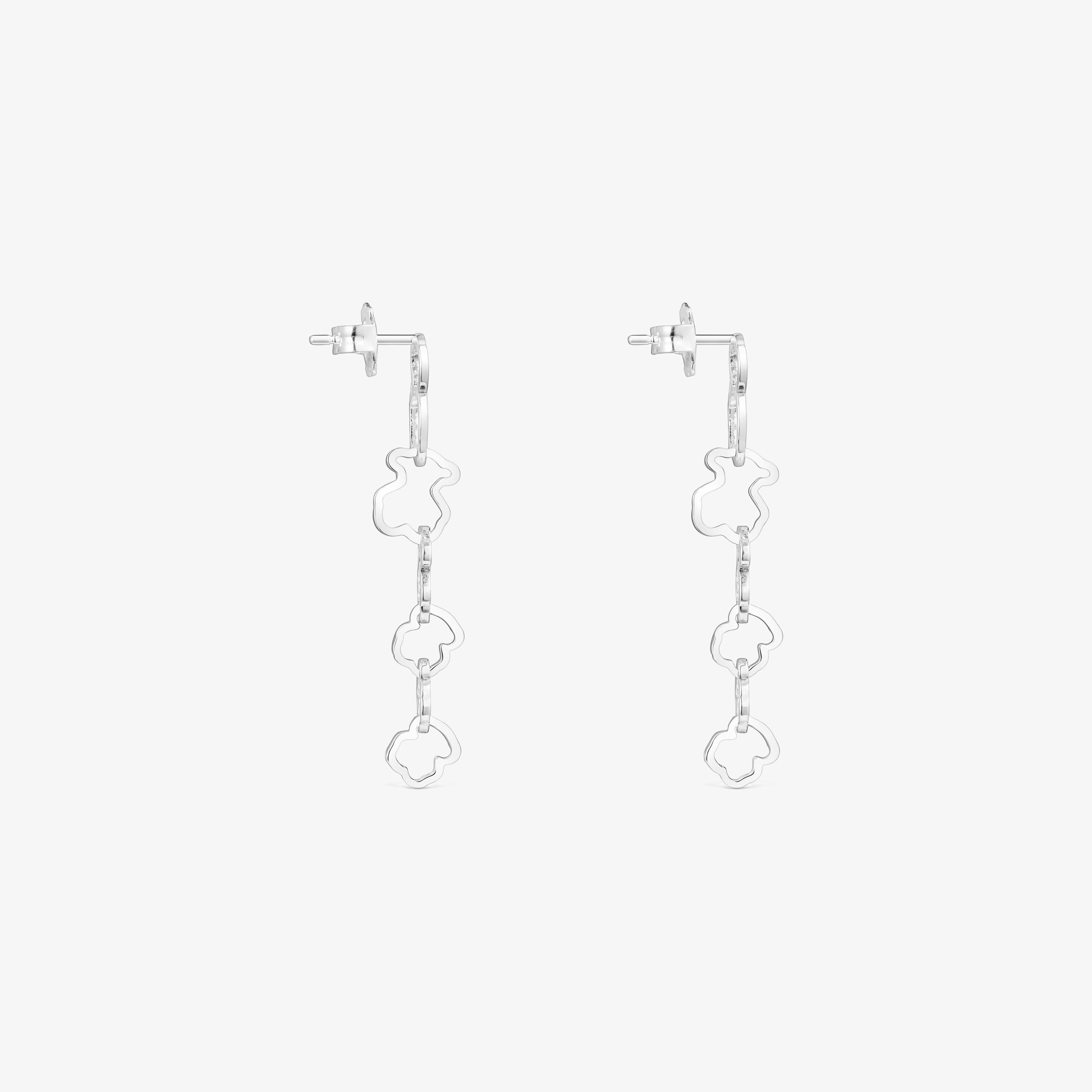 Long TOUS Carrusel bear-motif Earrings