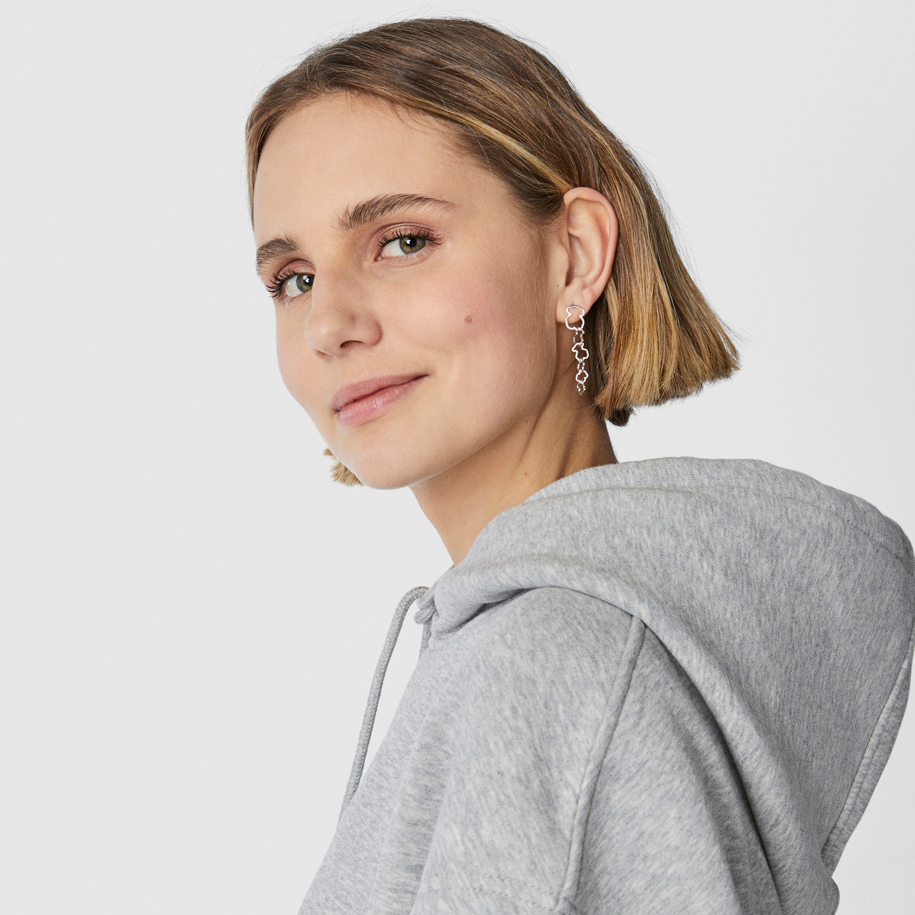 Long TOUS Carrusel bear-motif Earrings