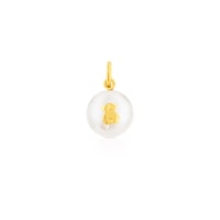 Gold Sweet Dolls Pendant with pearl