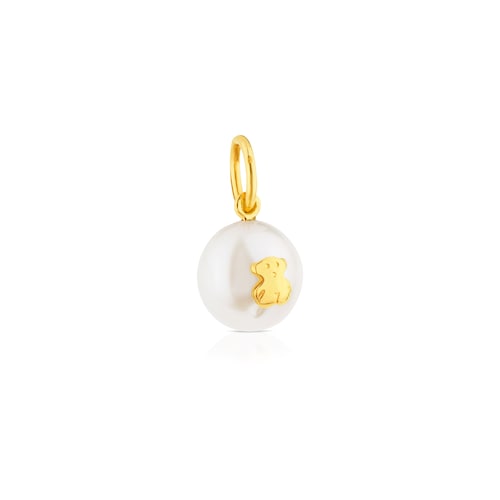 Gold Sweet Dolls Pendant with pearl