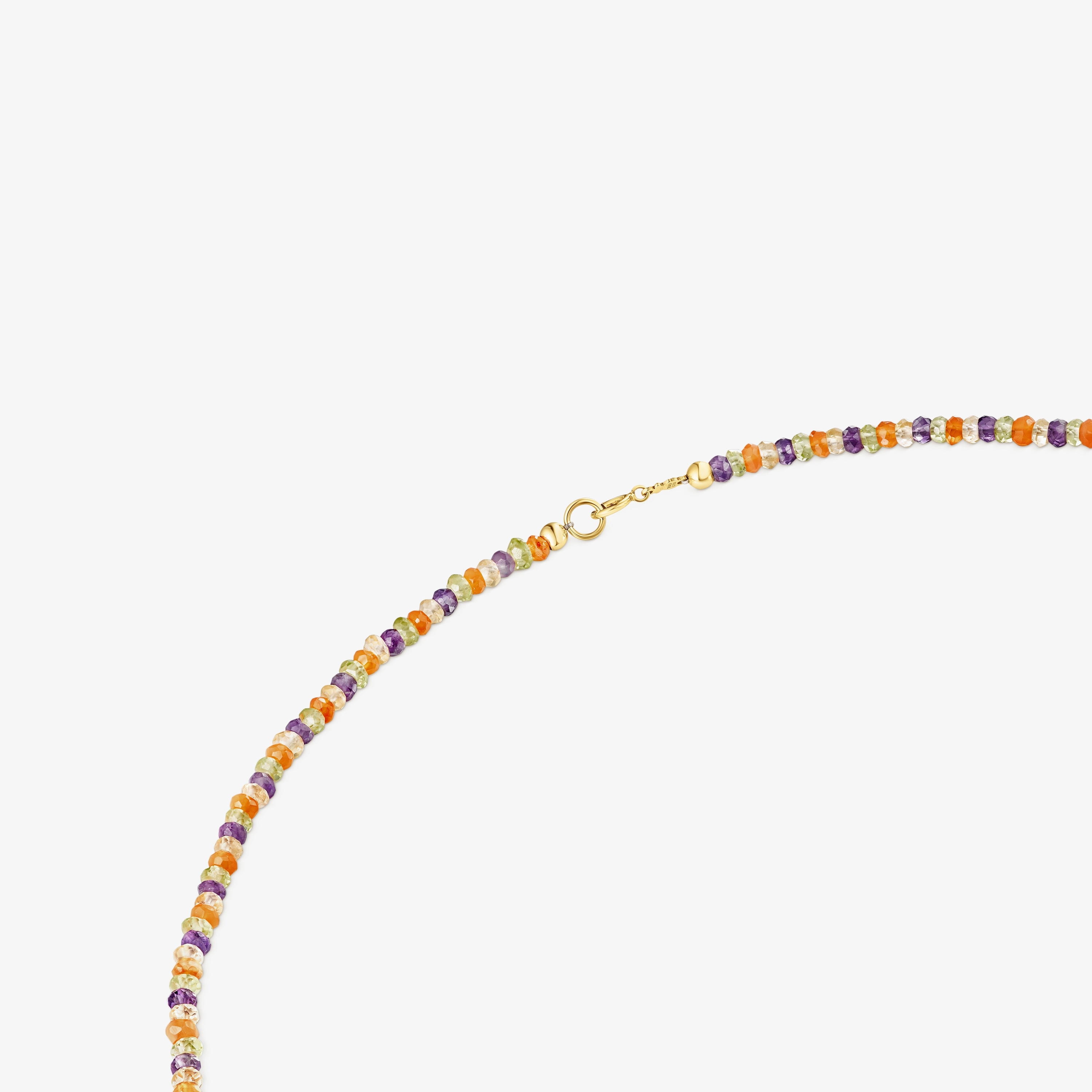 18K Solid Gold TOUS Teddy Bear Choker with gemstones