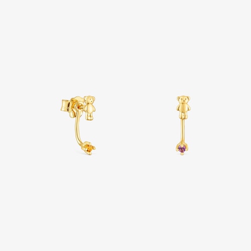 Pendientes de oro y gemas TOUS Teddy Bear