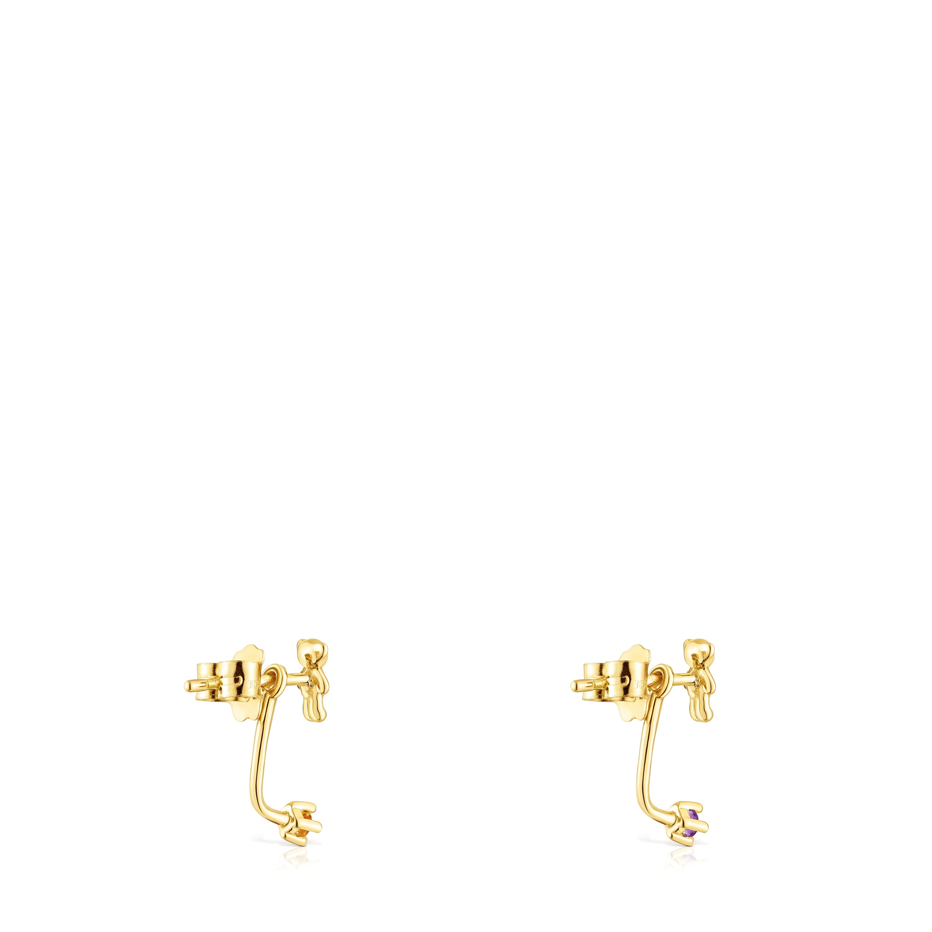 Pendientes de oro y gemas TOUS Teddy Bear