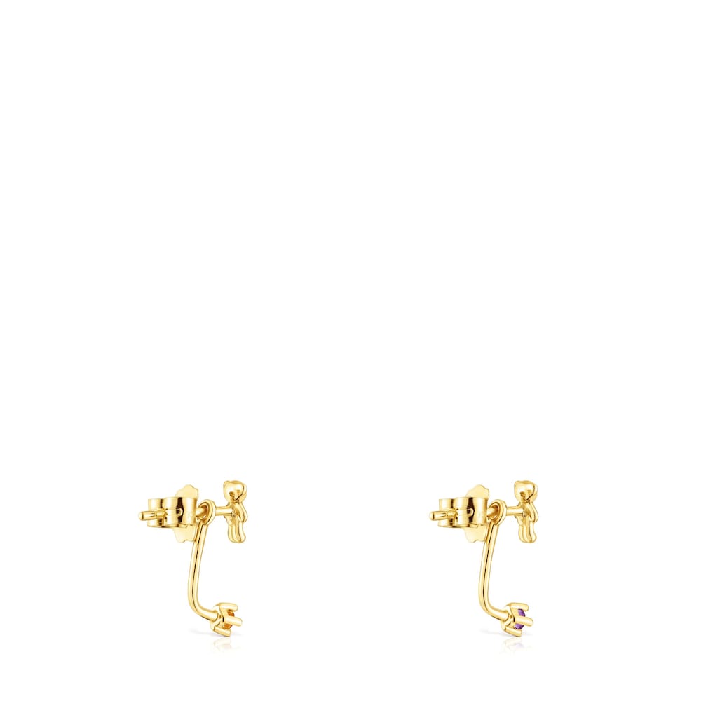 Pendientes de oro y gemas TOUS Teddy Bear image number 2