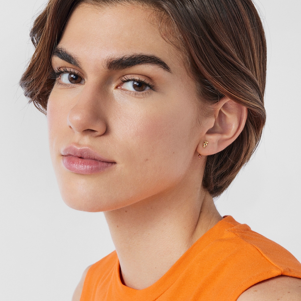 Pendientes de oro y gemas TOUS Teddy Bear