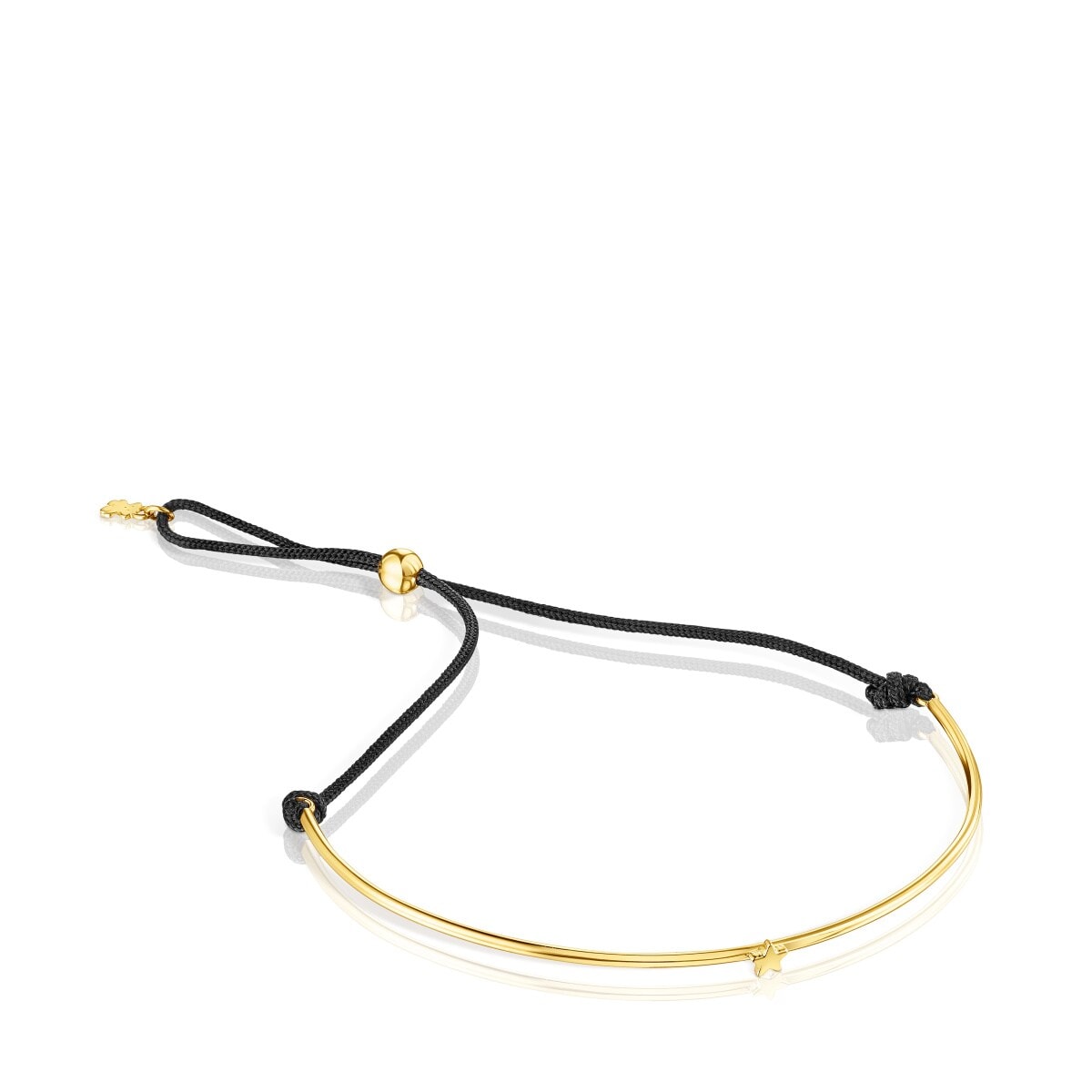 Pulsera de oro y nylon con estrella TOUS Cool Joy image number 0