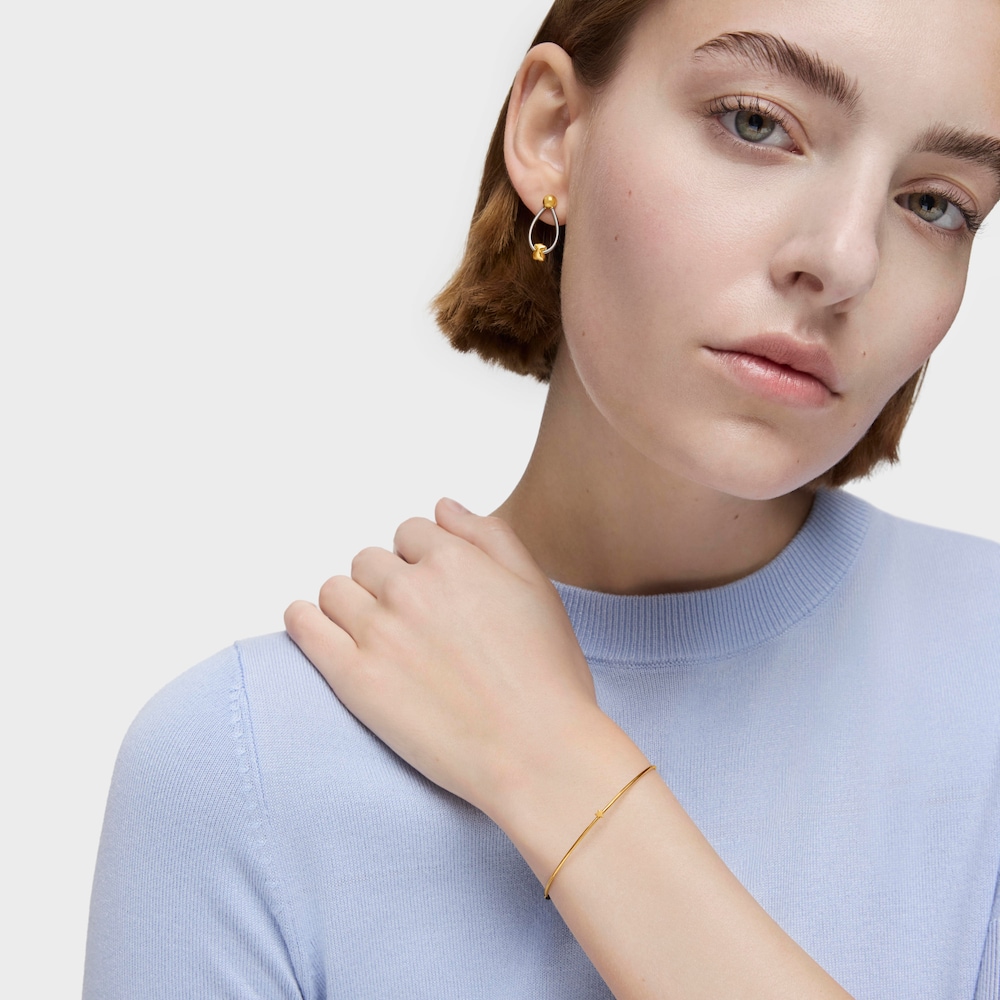 18K Solid Gold and nylon TOUS Cool Joy Bracelet with star