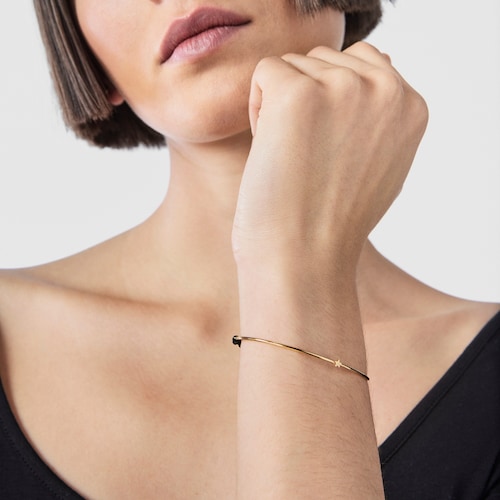 Gold and nylon TOUS Cool Joy Bracelet with star