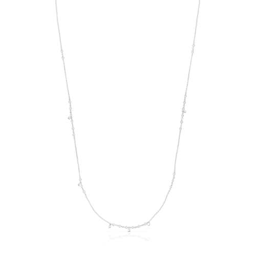 Collar de plata y perlas con motivos TOUS Cool Joy