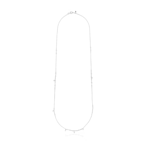 Collar de plata y perlas con motivos TOUS Cool Joy