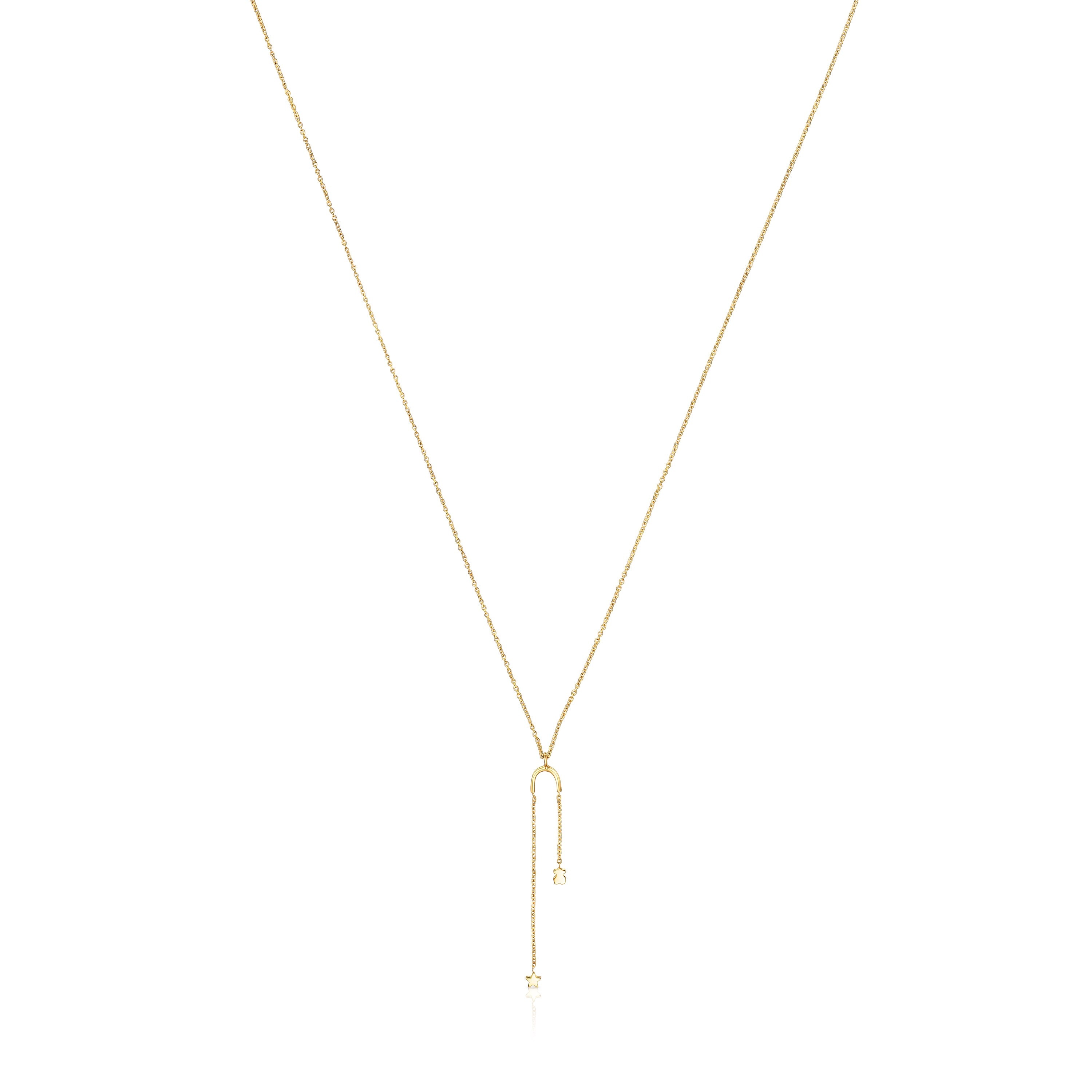 Collar de oro con motivos oso y estrella TOUS Cool Joy