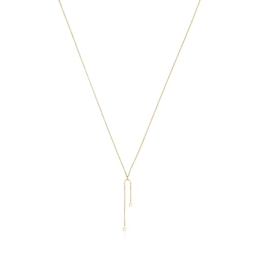 Gold TOUS Cool Joy Necklace with bear and star charms