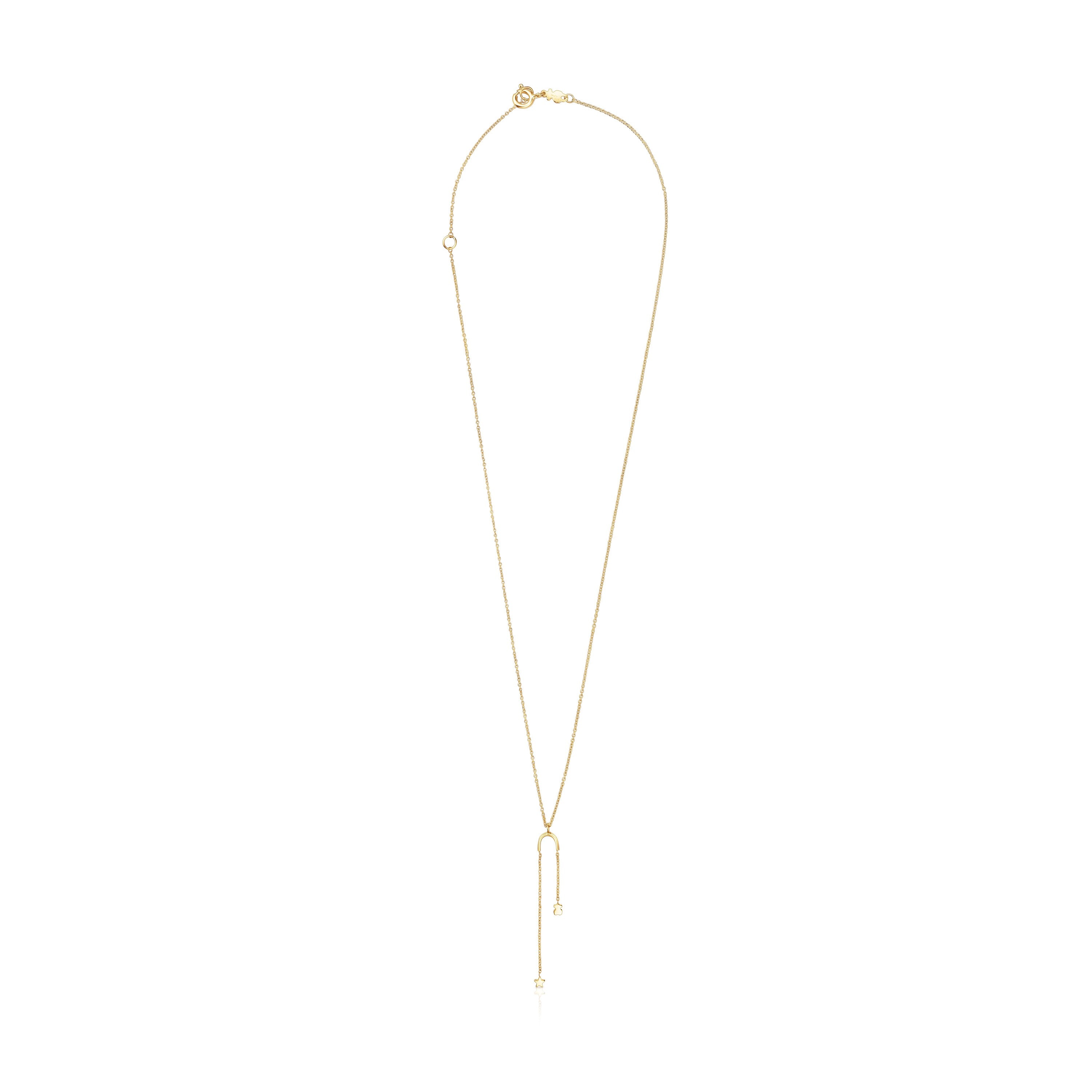 Collar de oro con motivos oso y estrella TOUS Cool Joy