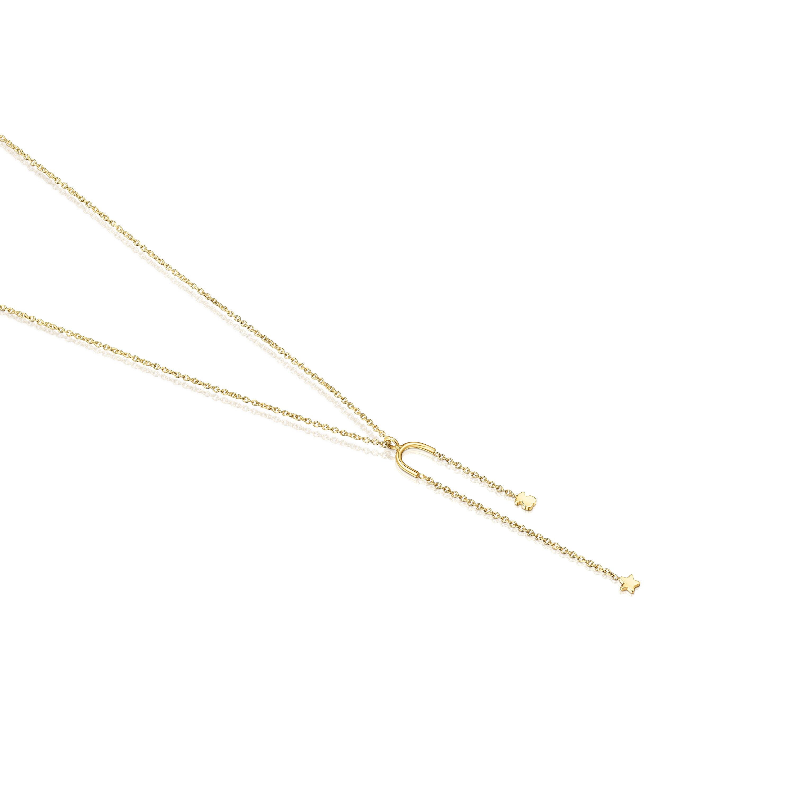 Collar de oro con motivos oso y estrella TOUS Cool Joy