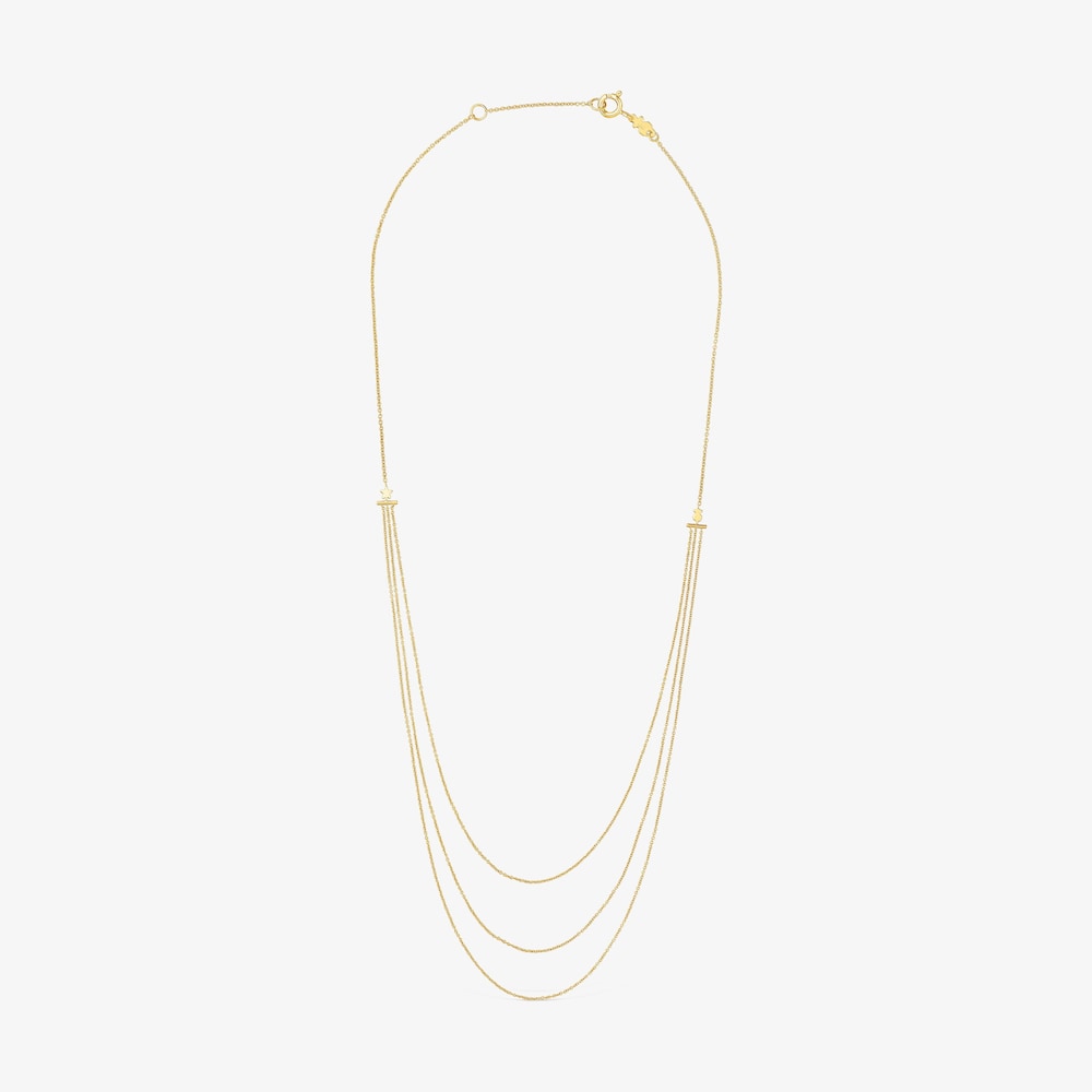 Collar de oro en cascada con motivos oso y estrella TOUS Cool Joy