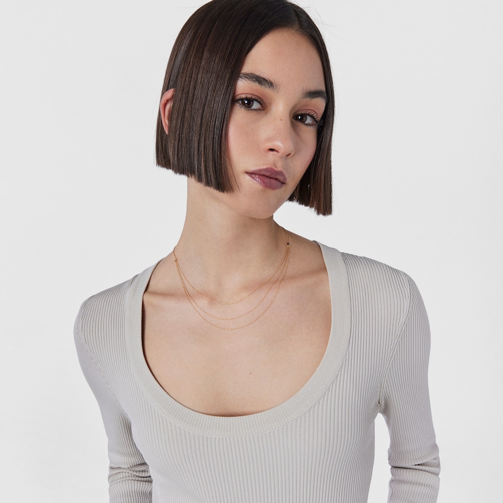 Collar de oro en cascada con motivos oso y estrella TOUS Cool Joy