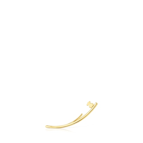 Gold TOUS Cool Joy Bar earring