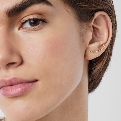 Gold TOUS Cool Joy Bar earring