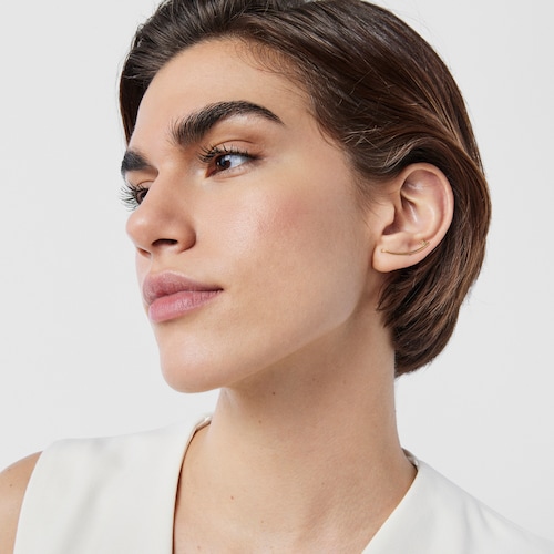 Gold TOUS Cool Joy Bar earring