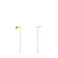 Pendientes de oro con oso y cadena TOUS Cool Joy