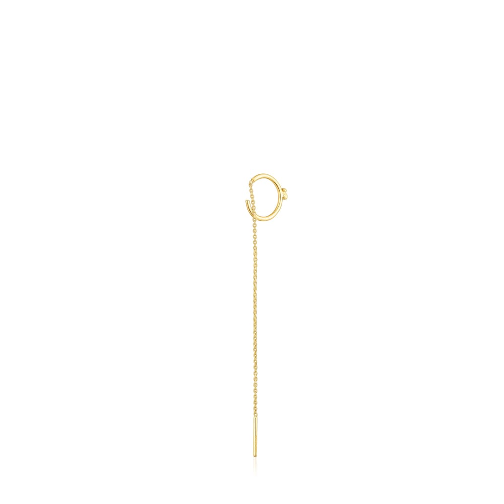 Pendiente de oro motivo oso con cadena TOUS Cool Joy image number 3