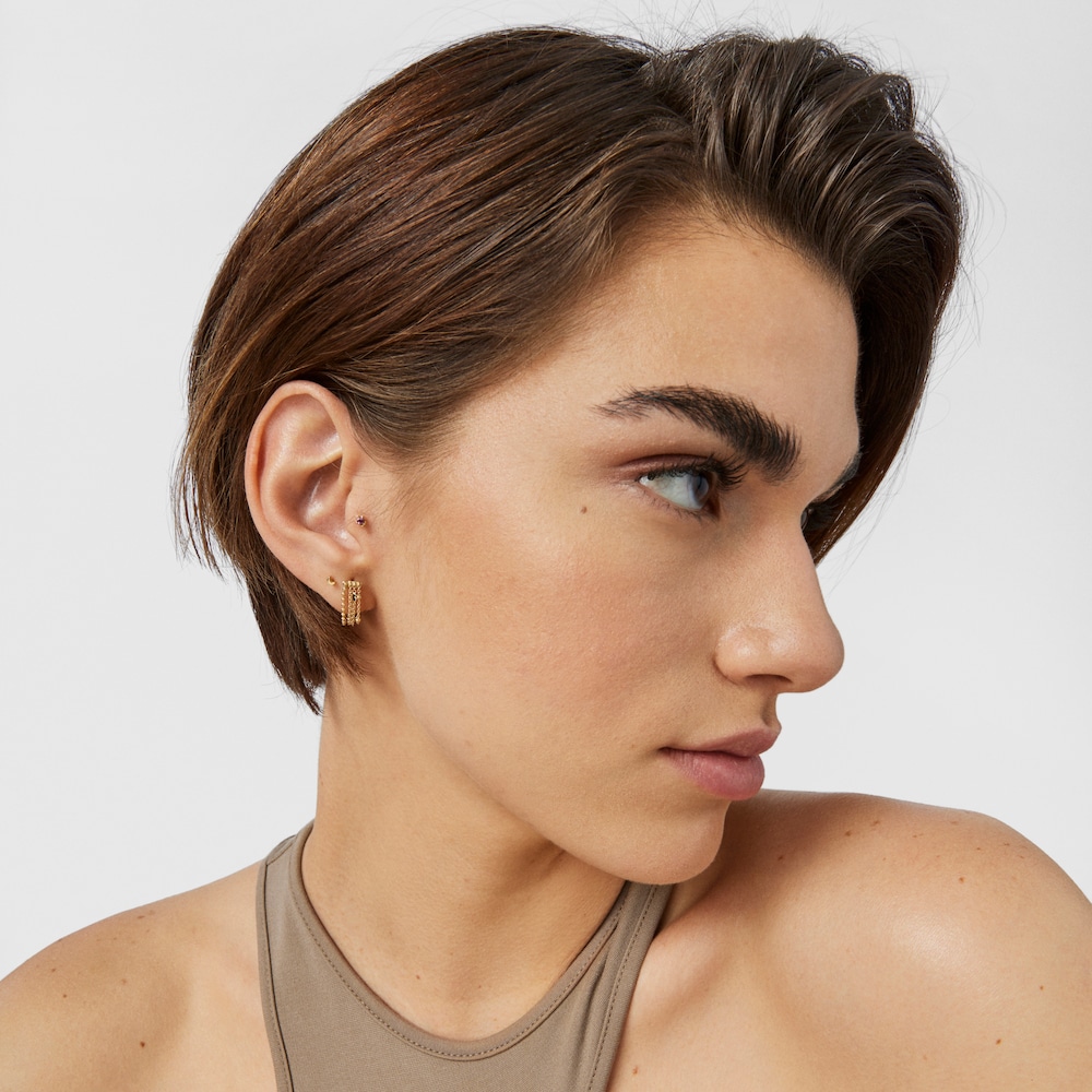 Gold TOUS Cool Joy Earrings with four chains Gold TOUS Cool Joy Earrings with four chains