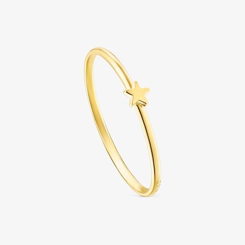 Anel com motivo estrela TOUS Cool Joy em ouro