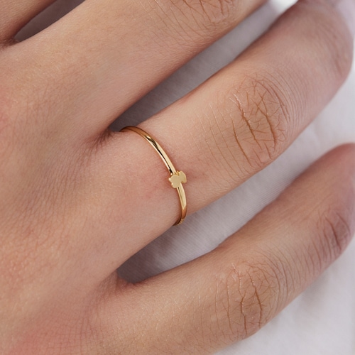 Gold TOUS Cool Joy ring with bear motif