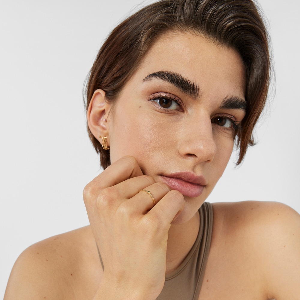 Anel em ouro com cromodi&oacute;psido Cool Joy