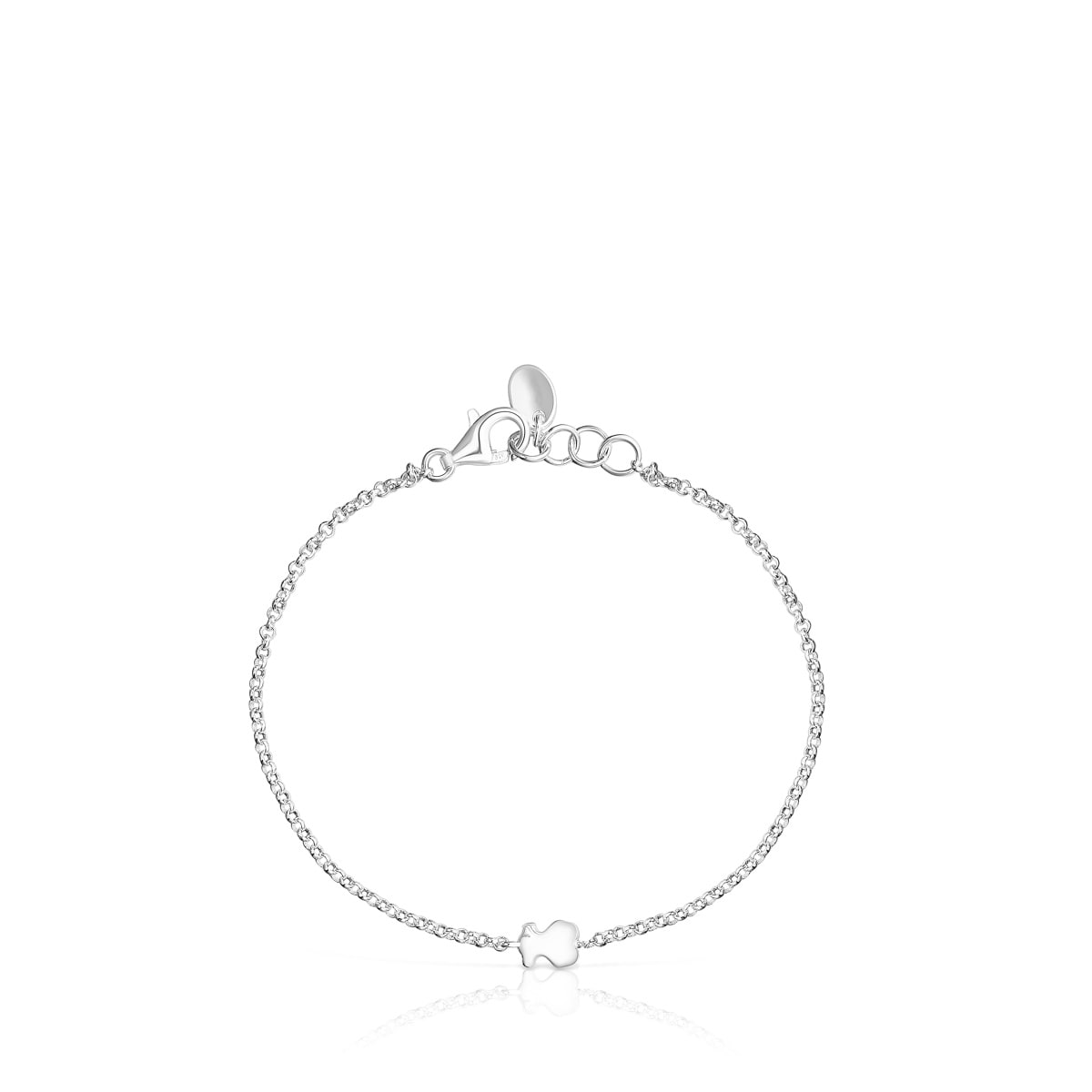 Pack de pulseras de plata y perlas cultivadas, corazón y oso Mini Icons