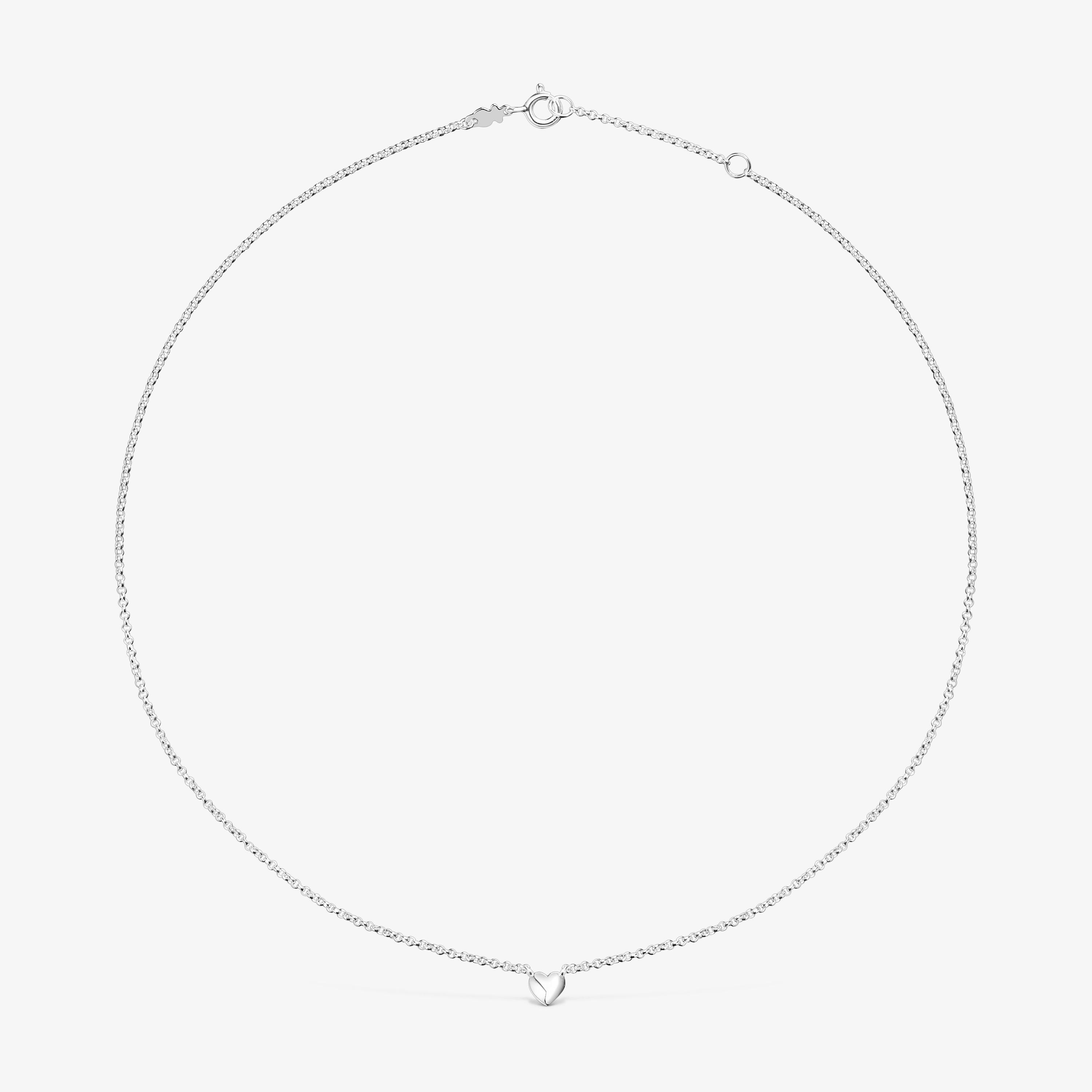 Silver and cultured pearls Mini Icons heart and bear Necklace set