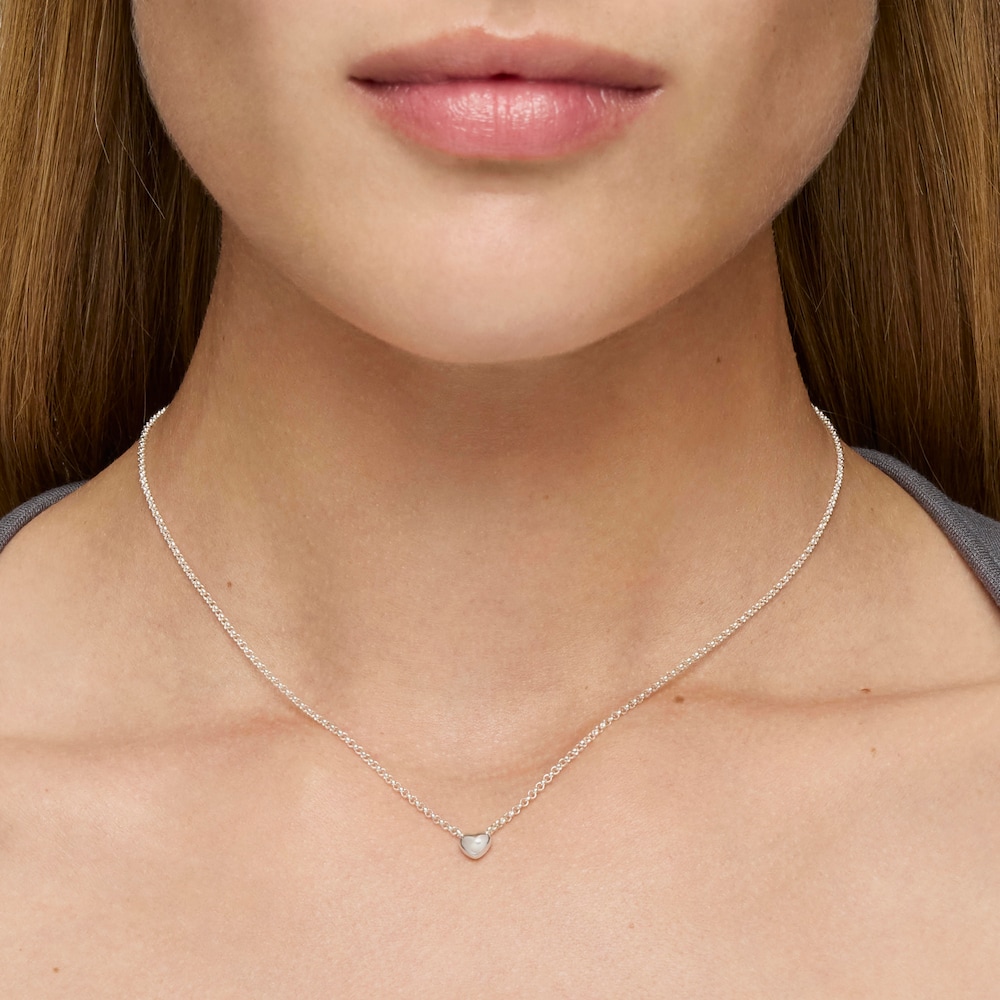 Sada n&aacute;hrdeln&iacute;ků Mini Icons ze stř&iacute;bra a uměle vypěstovan&yacute;ch perel se srdcem a medv&iacute;dkem