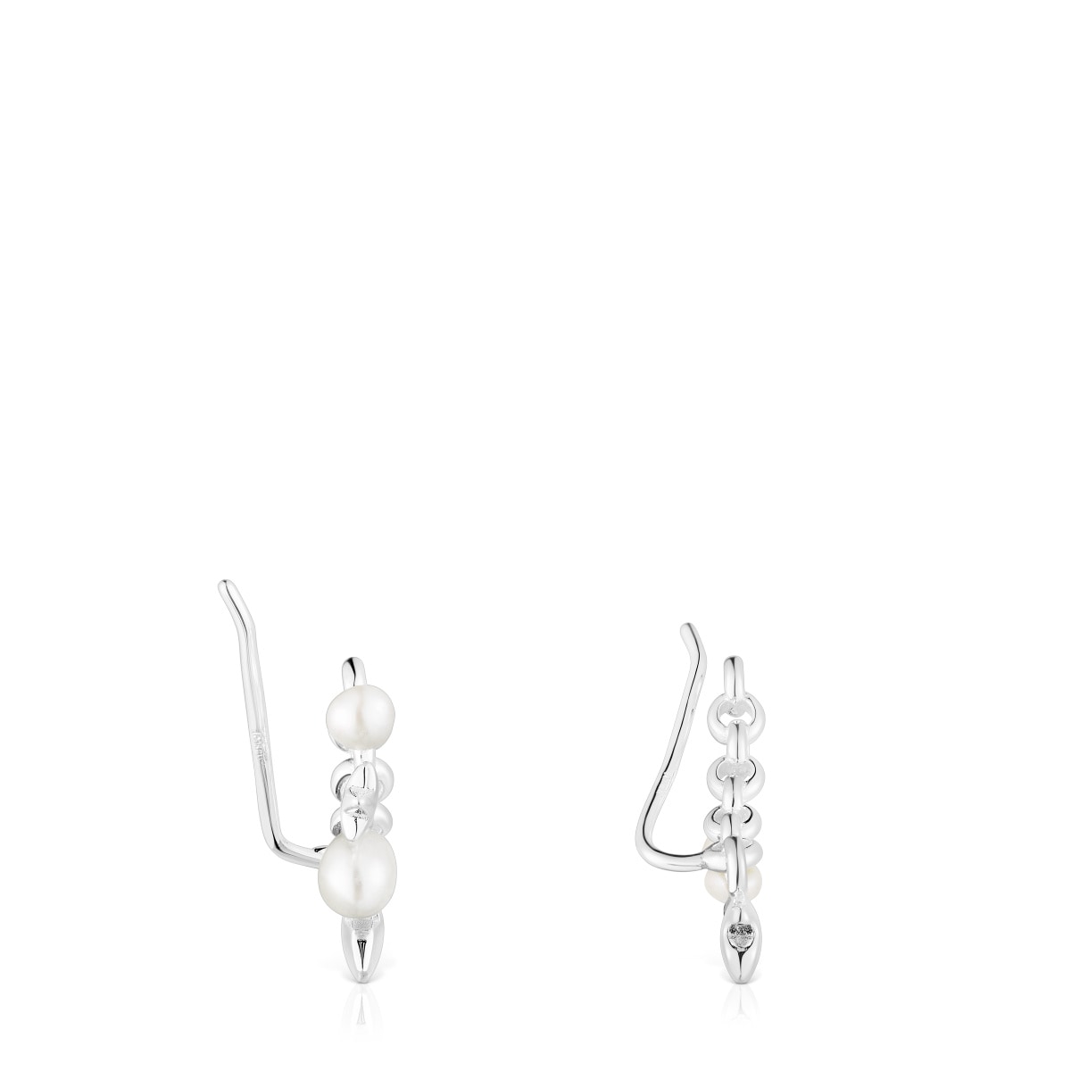 Silver Mini Icons Earcuff with bar and charms