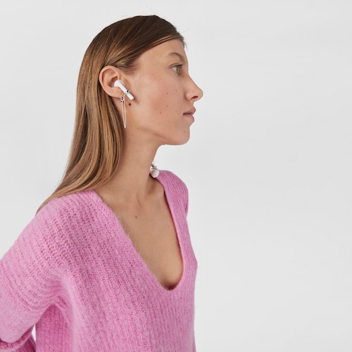 Silver Mini Icons Earrings for airpods