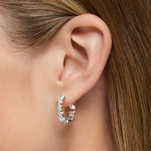 Silver Mini Icons Earrings
