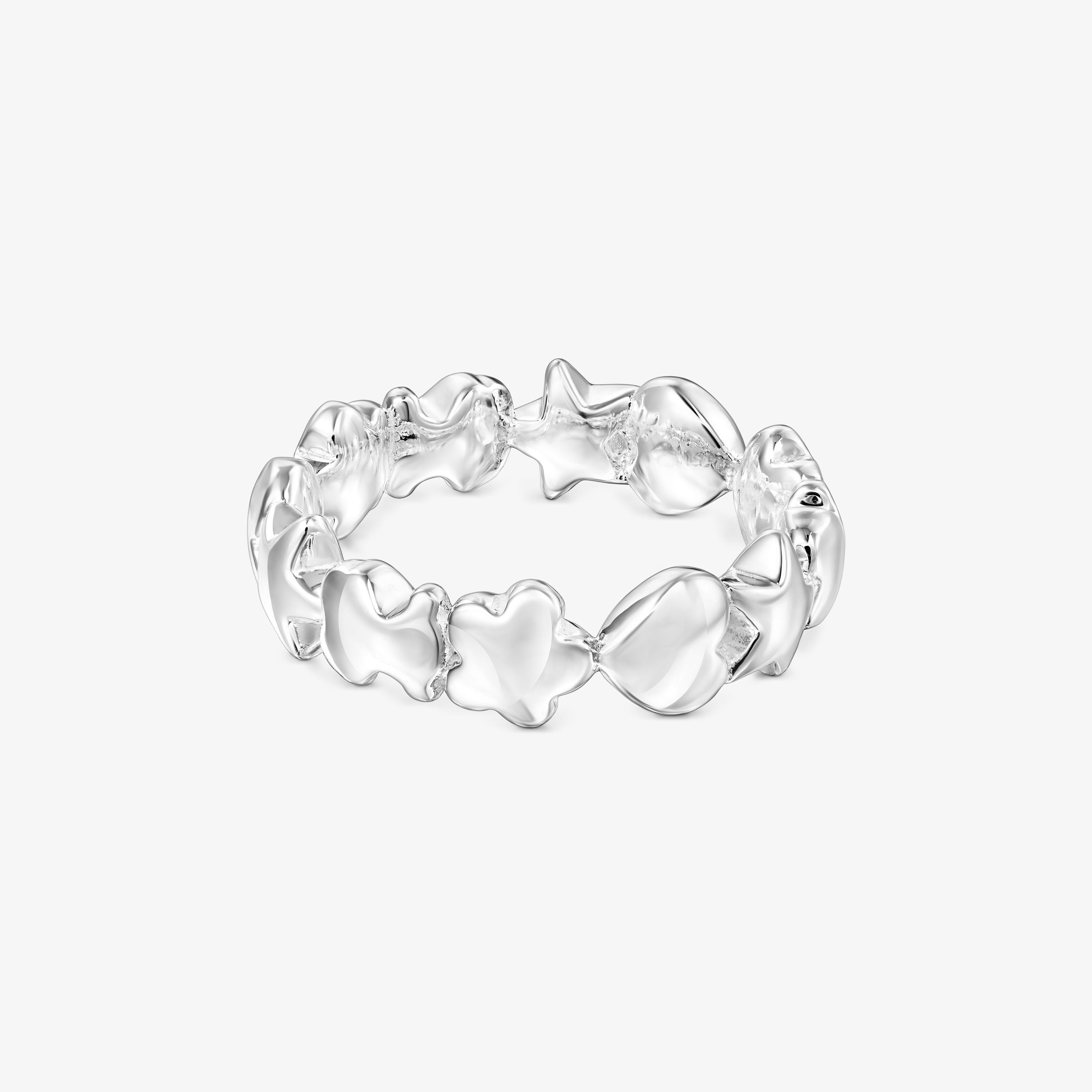 Silver TOUS Mini Icons Ring with Bear