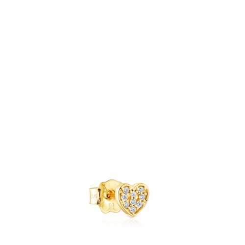Pendiente de oro con diamantes Les Classiques