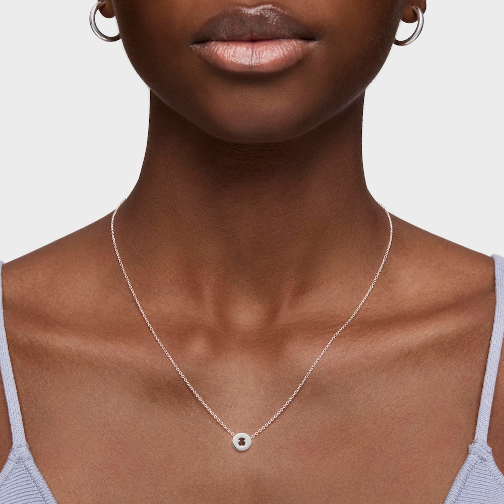 Glory - Srebrny naszyjnik Tous z motywem misia