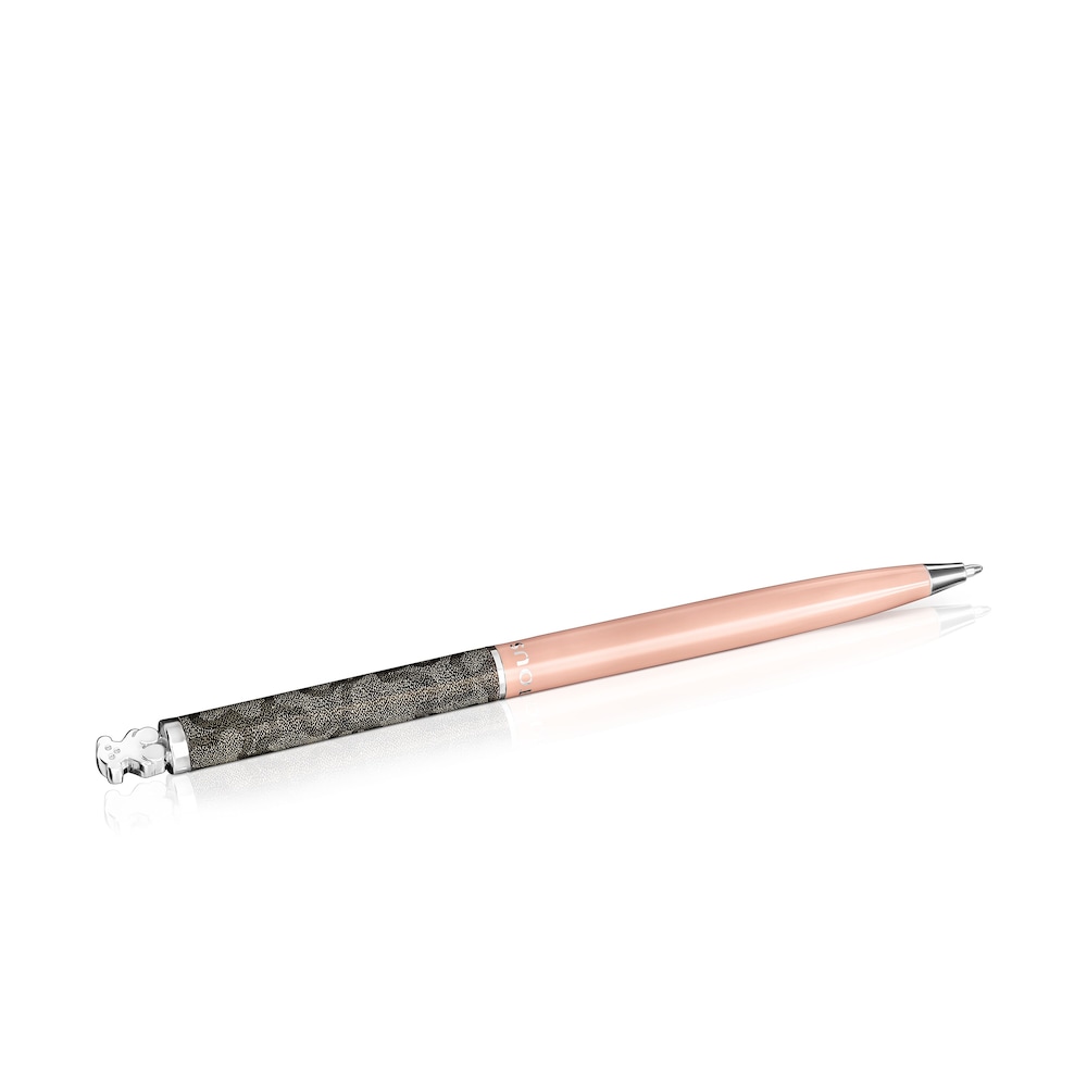 Stalowy długopis TOUS Kaos, lakierowany w kolorze r&oacute;żowym