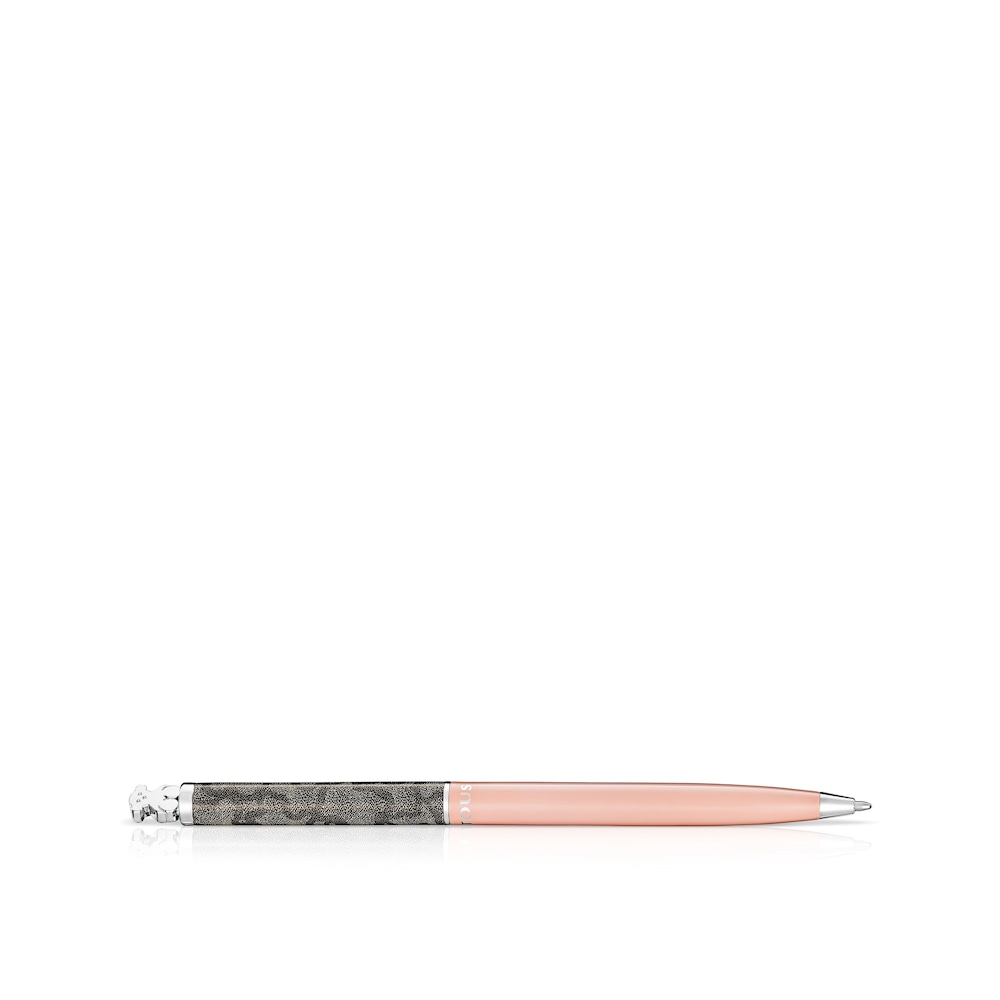 Steel TOUS Kaos Ballpoint pen lacquered in pink Steel TOUS Kaos Ballpoint pen lacquered in pink
