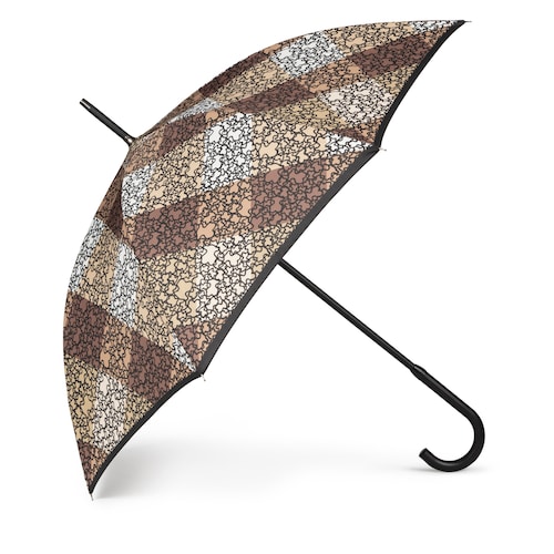 Large brown Kaos Mini Stamp Umbrella image number 0