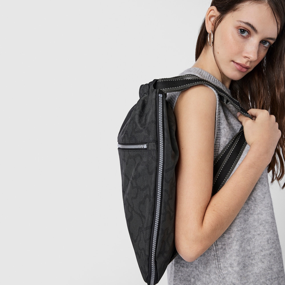 Anthracite-black colored Kaos New Colores Backpack