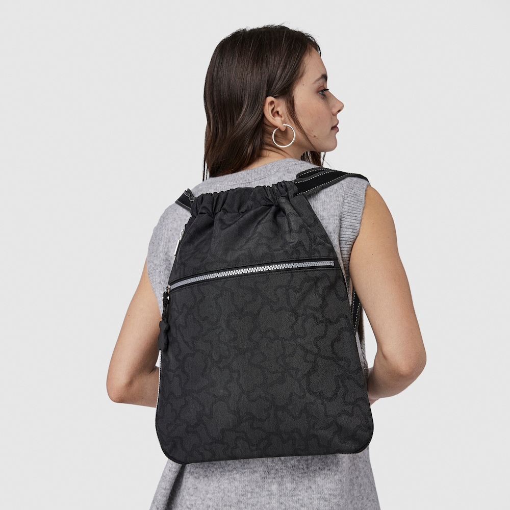Anthracite-black colored Kaos New Colores Backpack