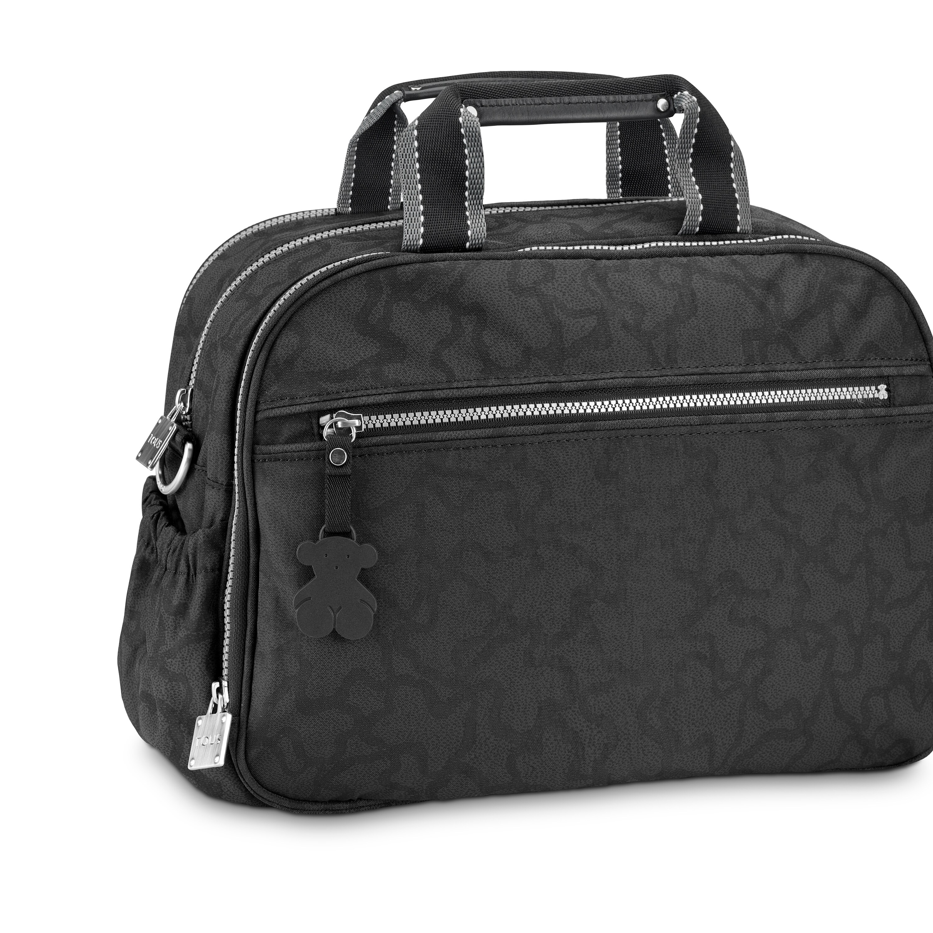 Anthracite-black colored Kaos New Colores Baby bag