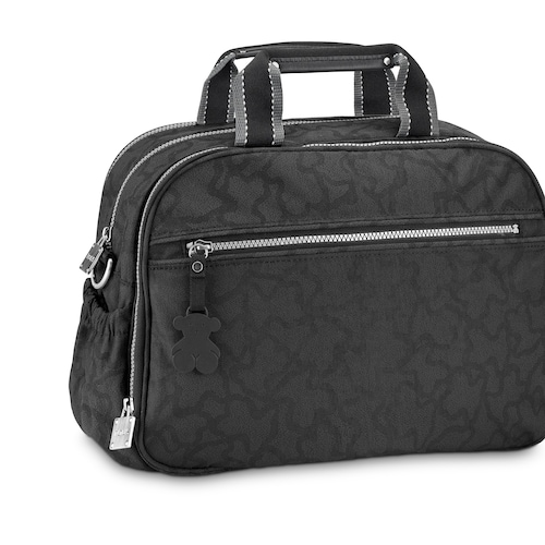 Anthracite-black colored Kaos New Colores Baby bag