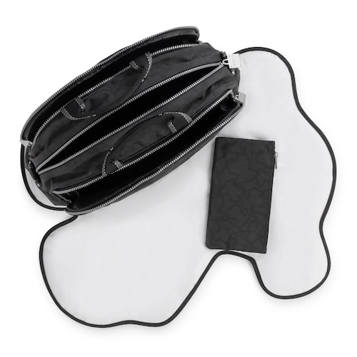 Anthracite-black colored Kaos New Colores Baby bag