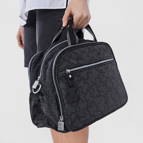 Anthracite-black colored Kaos New Colores Baby bag